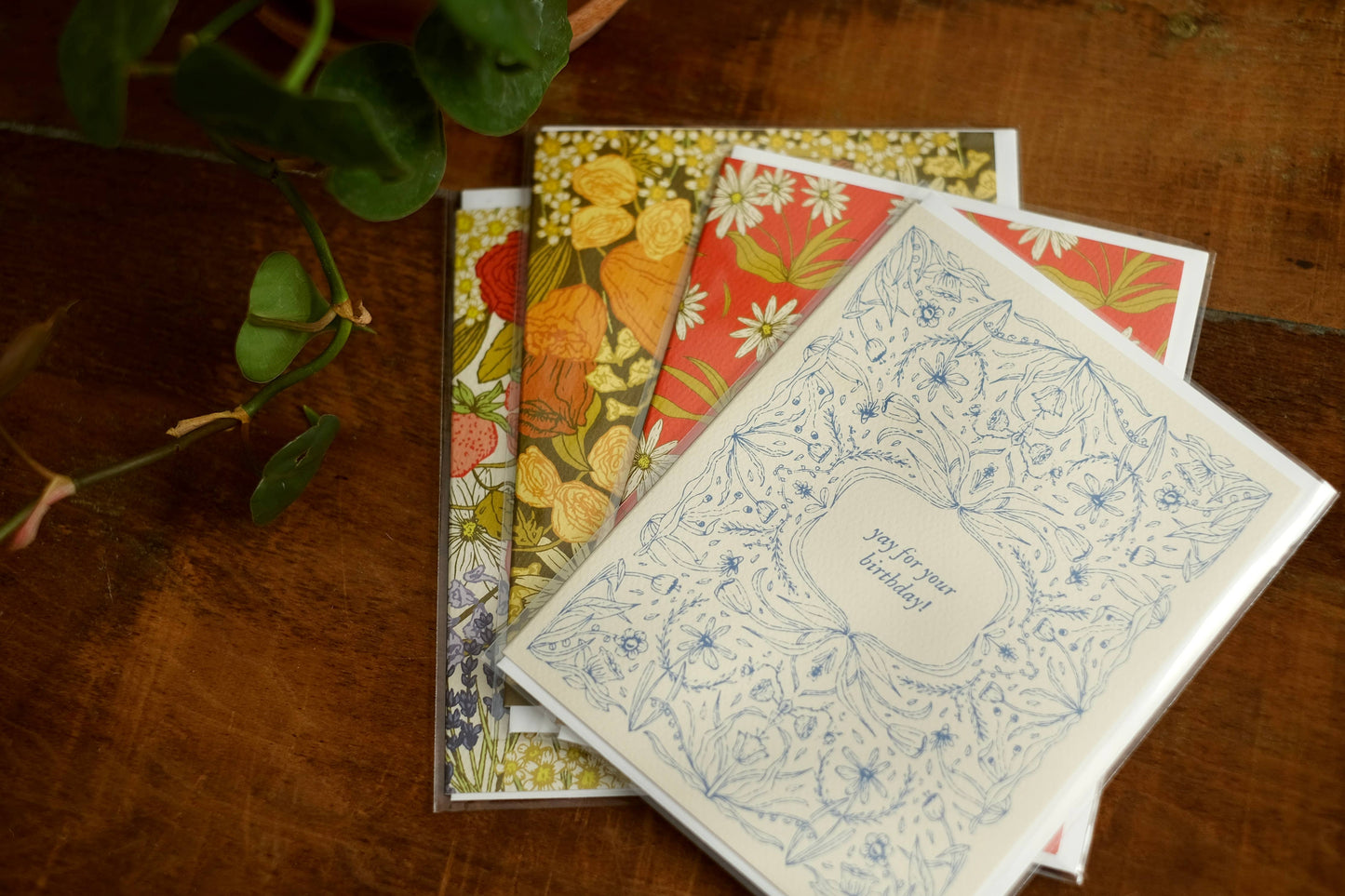 annalisa v. sawtell - Joyfully Ever After | Botanical Greeting Card | A2
