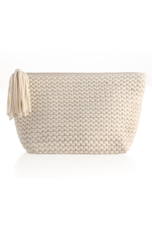 Shiraleah - MAVIS ZIP POUCH: Ivory