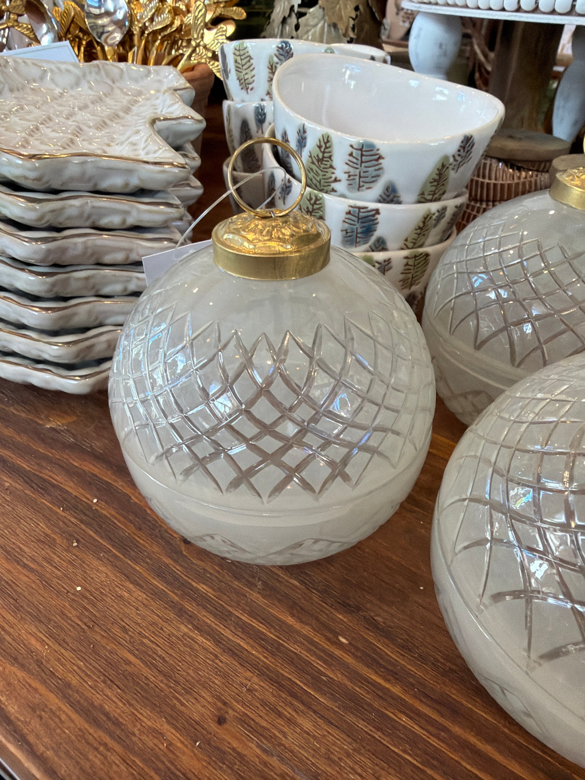 Cut Glass Ornament Bowl