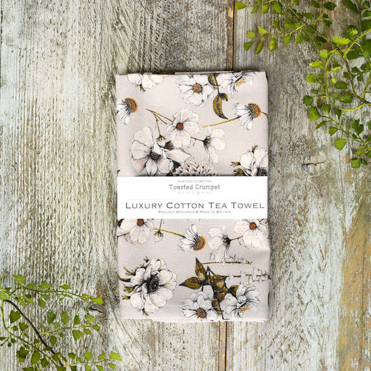 Toasted Crumpet - The Blanc Collection (Stone) Tea Towel