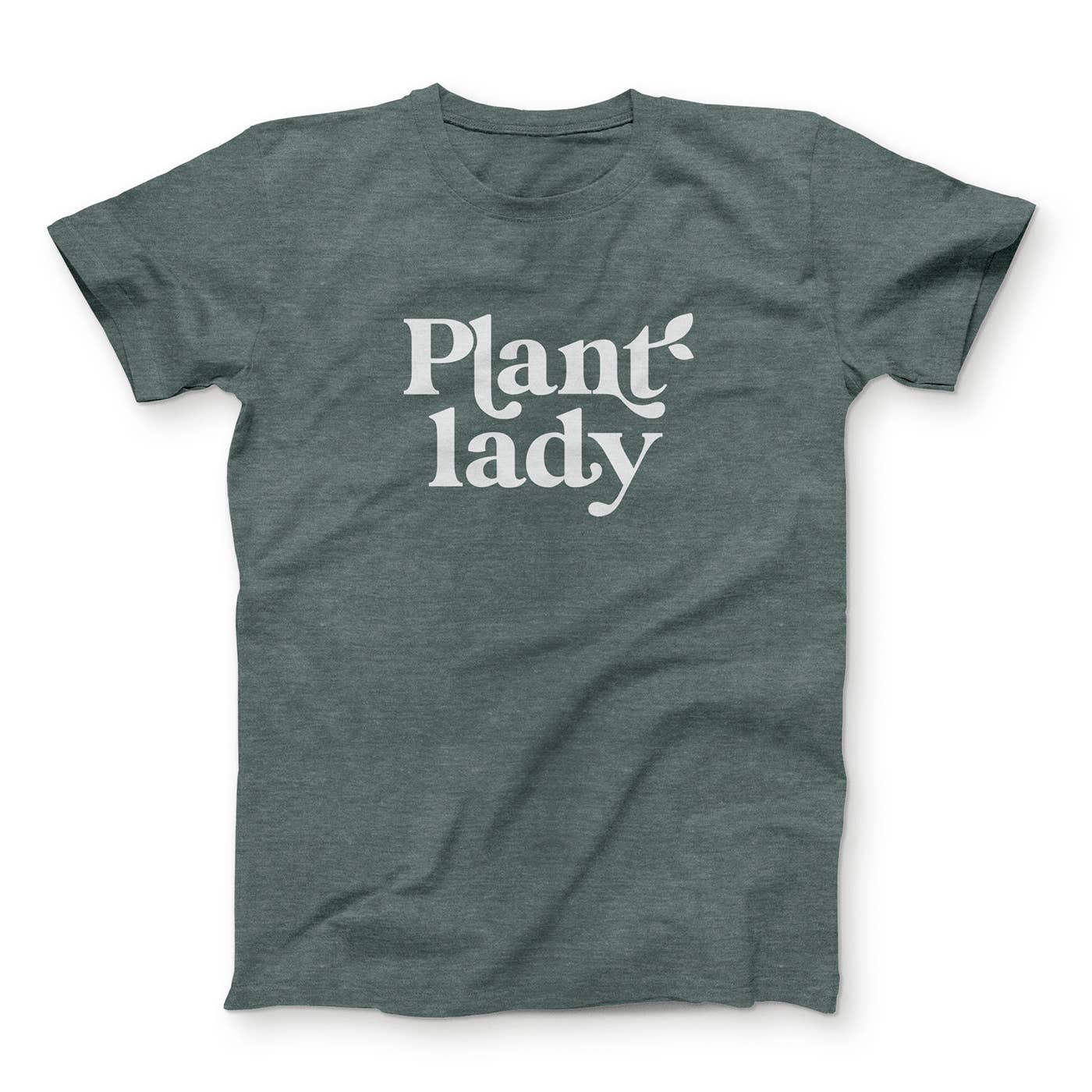 Ruff House Print Shop - Plant Lady T-Shirt : Forest Green: L