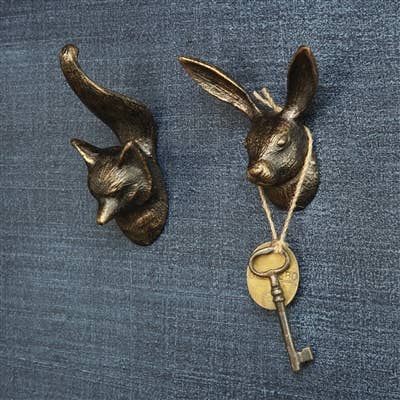 HomArt - Hare Wall Hook - Cast Iron