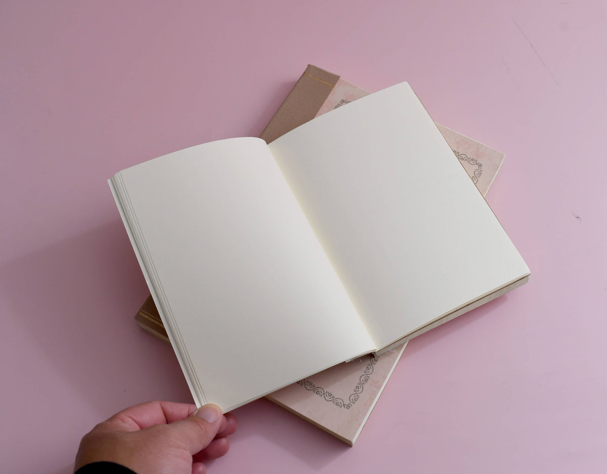 Petal & Flow - B5 Rough NoteBook: Floral | Vintage Style Journal 7"x10"