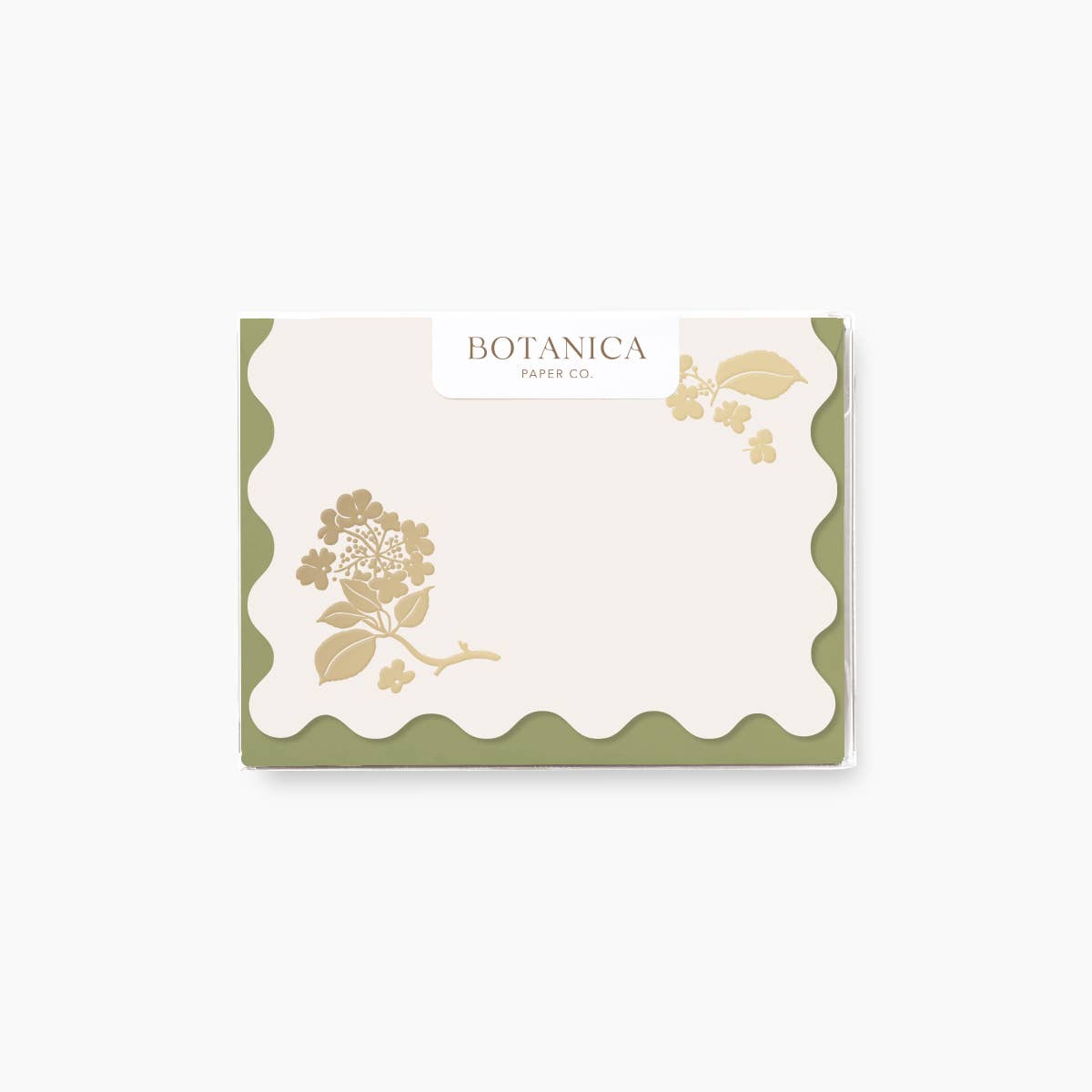 Botanica Paper Co. - GOLD VIBURNUM | mini boxed cards of 8