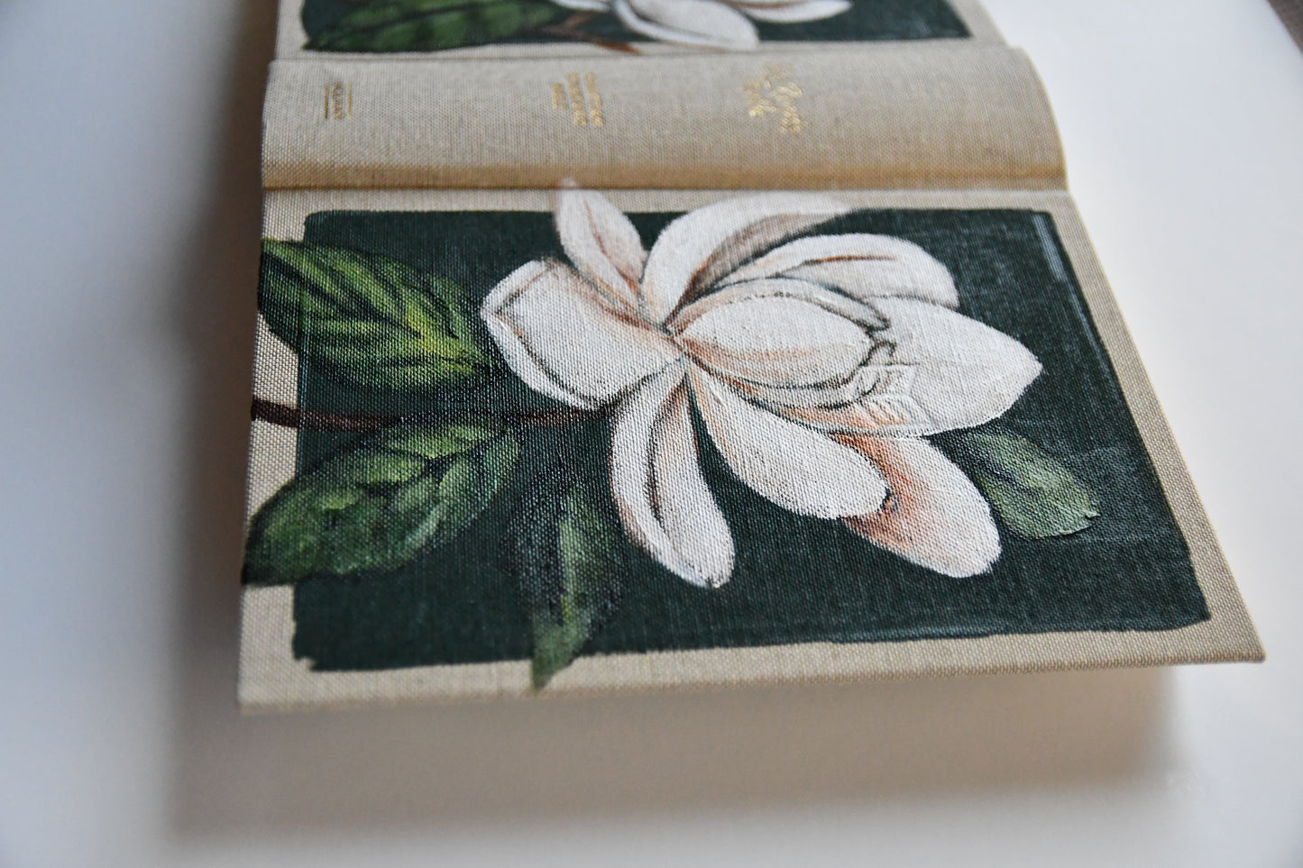 Magnolia Hand Painted Bible