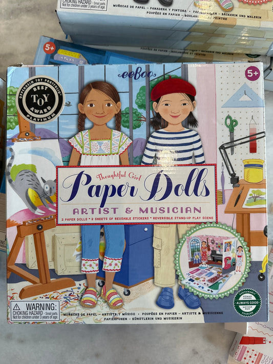 Artist & Musician Paper Dolls