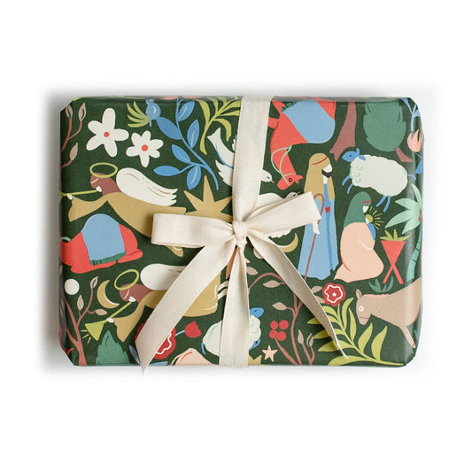 Amy Heitman - Folk Nativity Gift Wrap - Roll