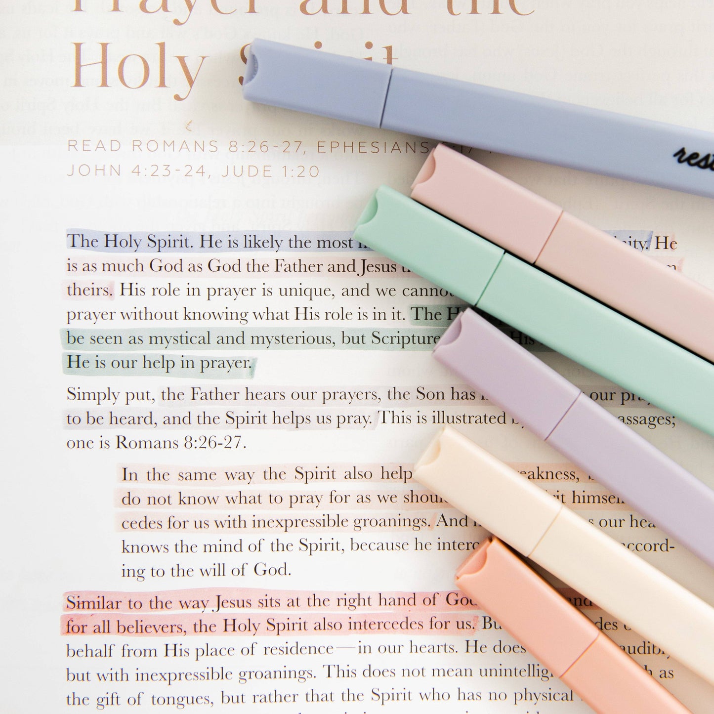 The Daily Grace Co - Muted Pastel Highlighters