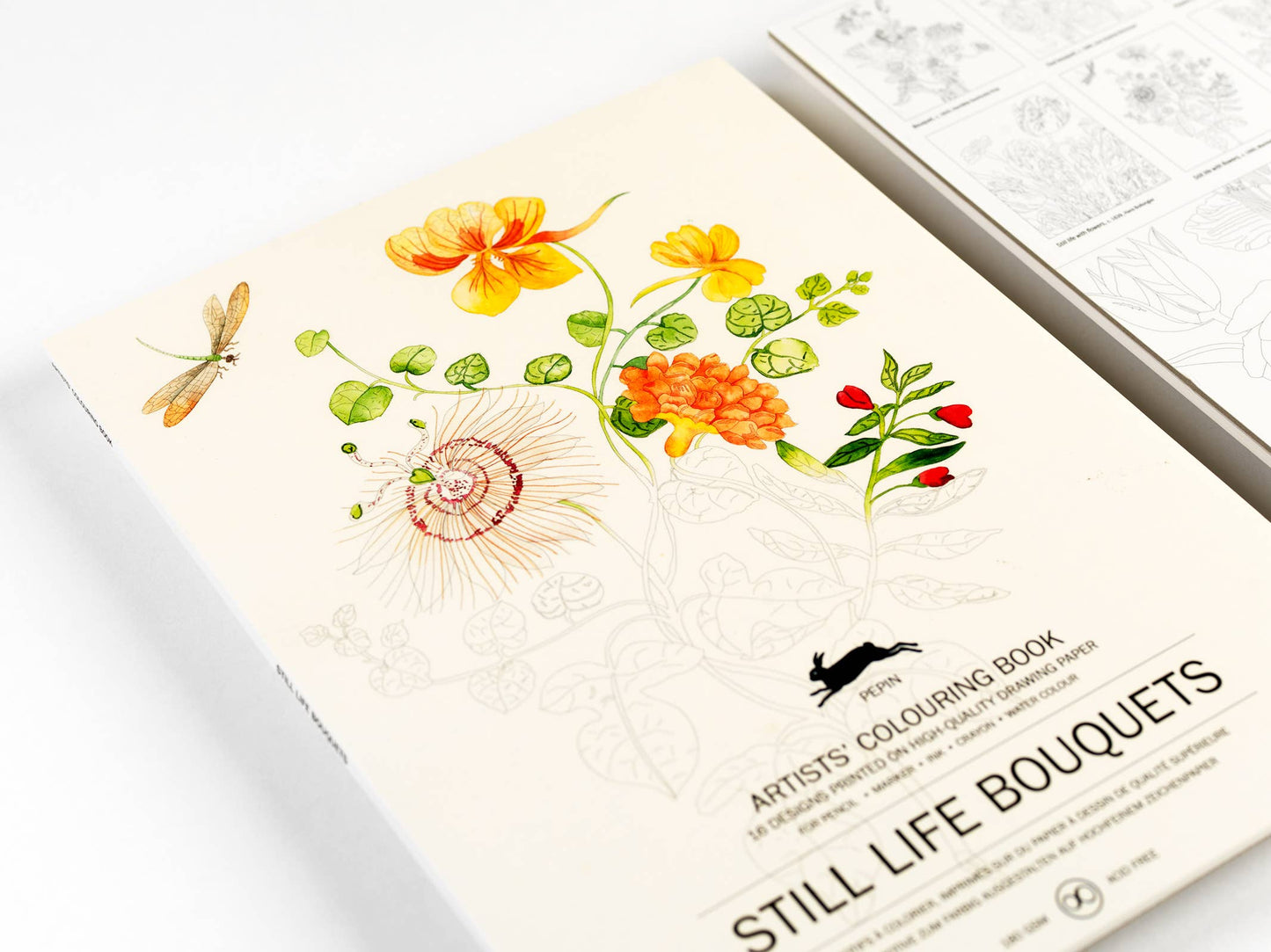 Pepin Press - Still Life Bouquets Artists' Colouring Book