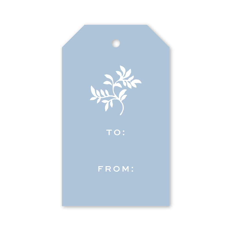 Dogwood Hill - Ghost Blossom Blue Gift Tags