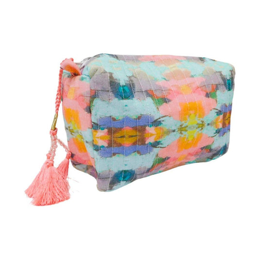 Laura Park Designs - Antigua Smile Small Cosmetic Bag: Small (7"x2.5"x4")