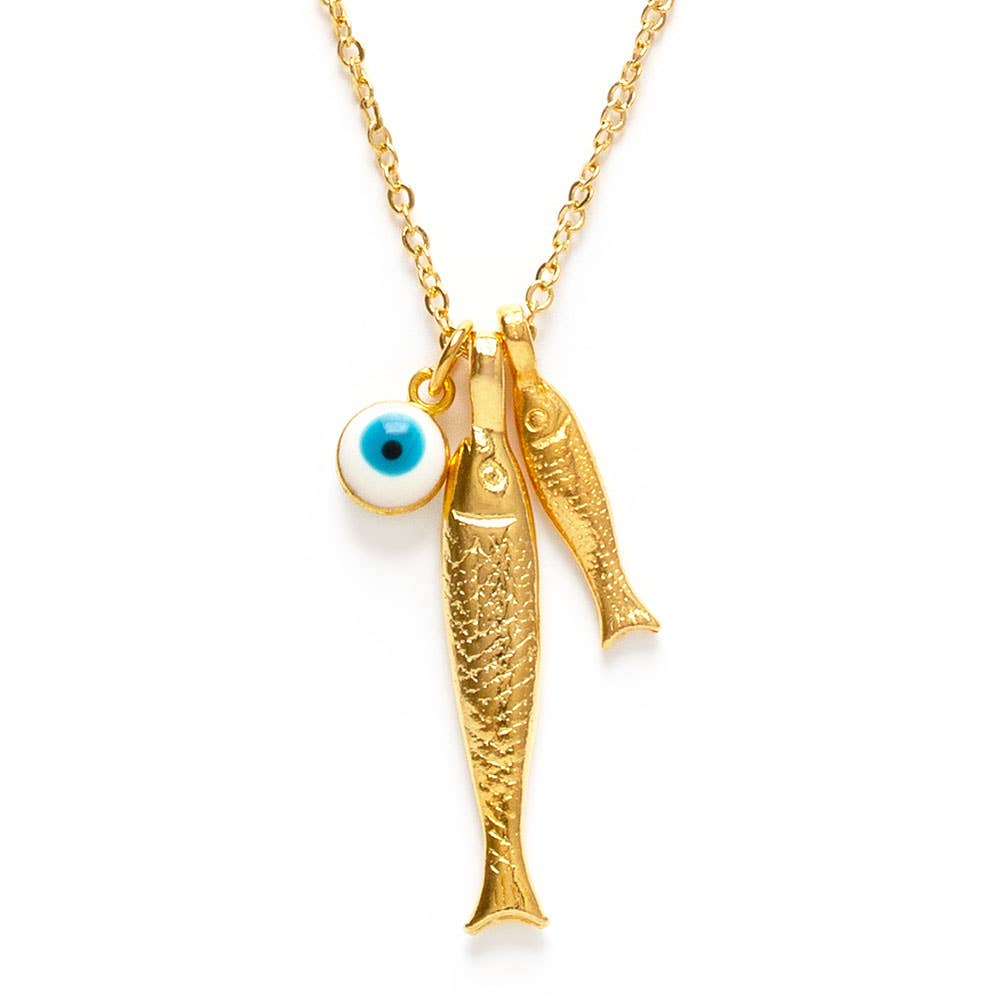 Amano Studio - Ionian Fish Charm Necklace