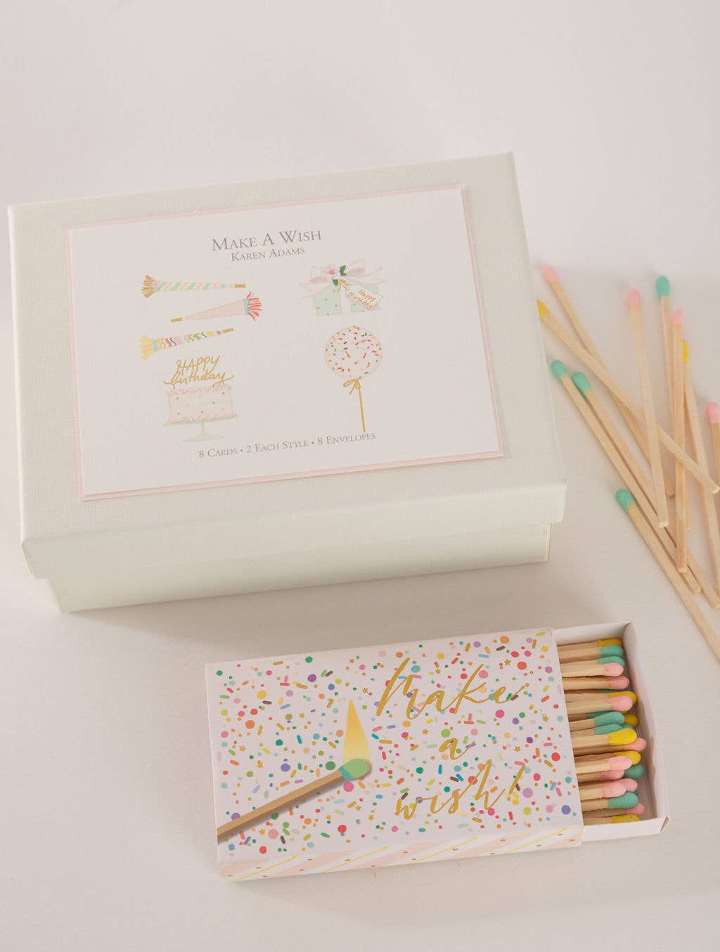 Karen Adams Designs - Happy Birthday Matchbox