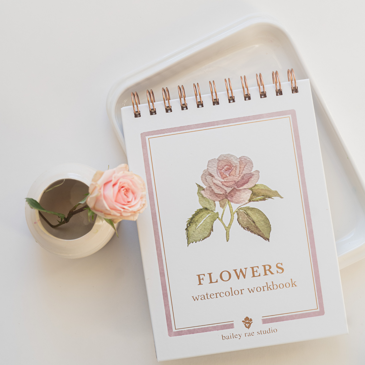 bailey rae studio - Flowers watercolor workbook