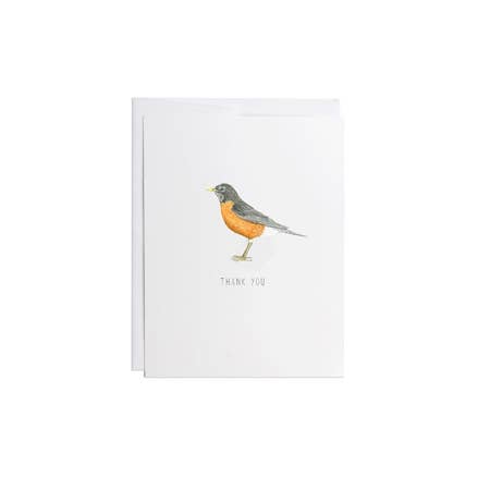 Greeting Card Expressions | Thank You Robin : 4.25" x 5.5"