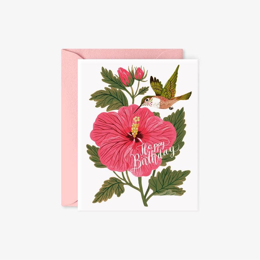 Botanica Paper Co. - HUMMINGBIRD | birthday card