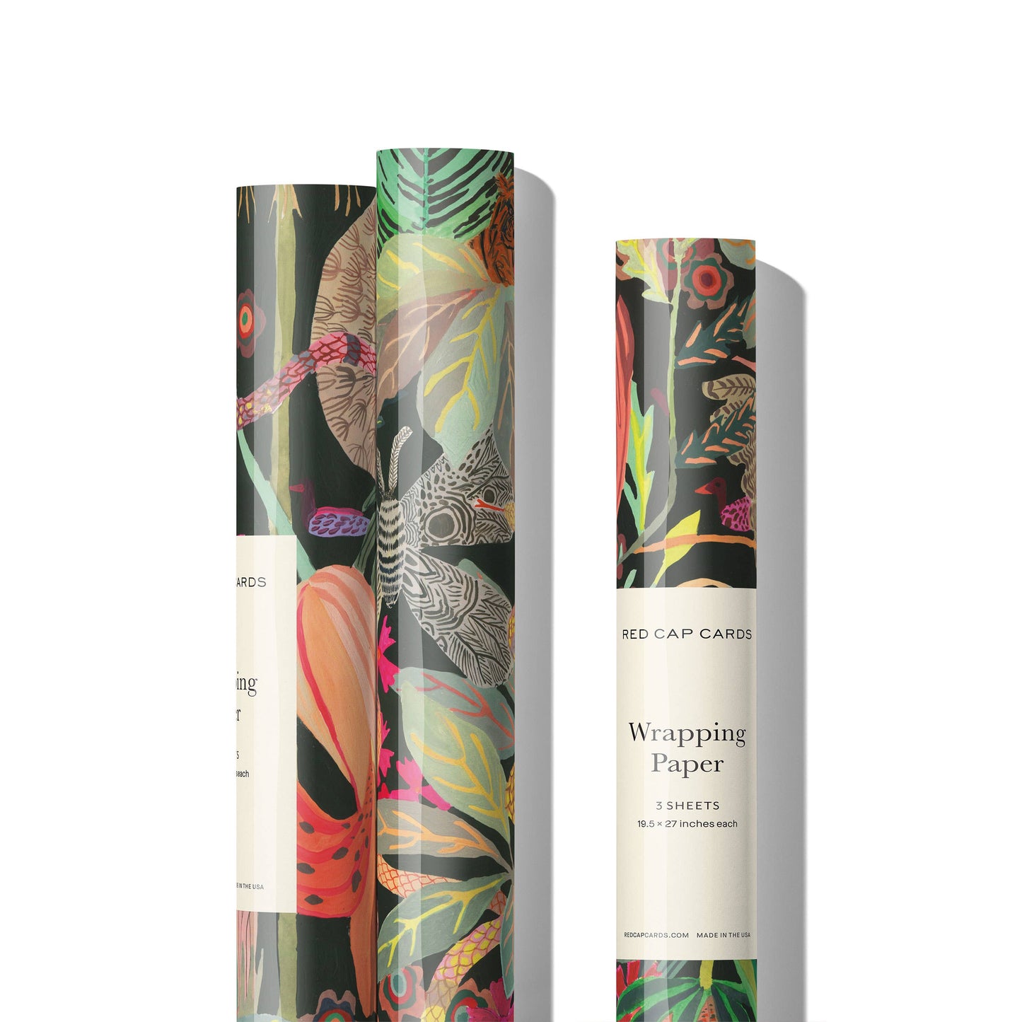 Red Cap Cards - Wild Kingdom wrapping paper