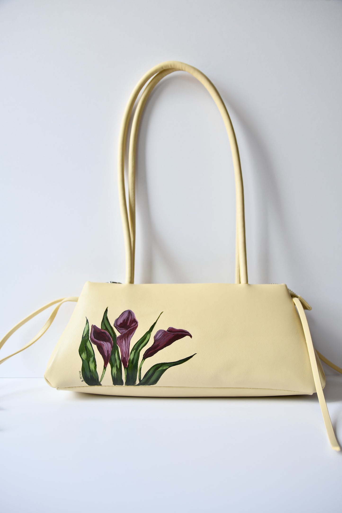 Hand Painted Calla Lily Bag