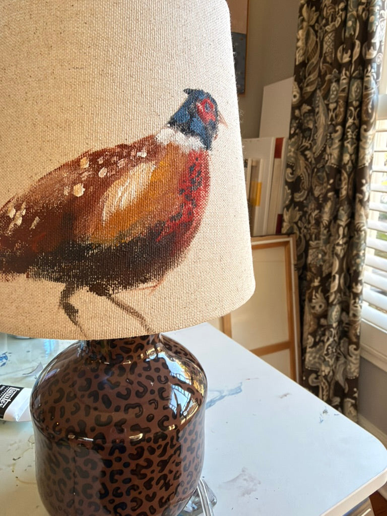 Pheasant Lamp - Commission Request