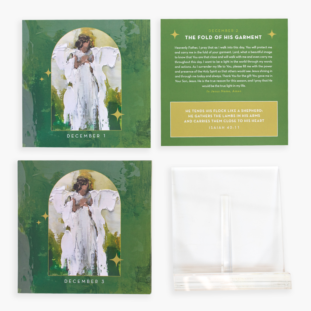 Anne Neilson Home - 25 Days of Prayer and Scripture with Acrylic Stand