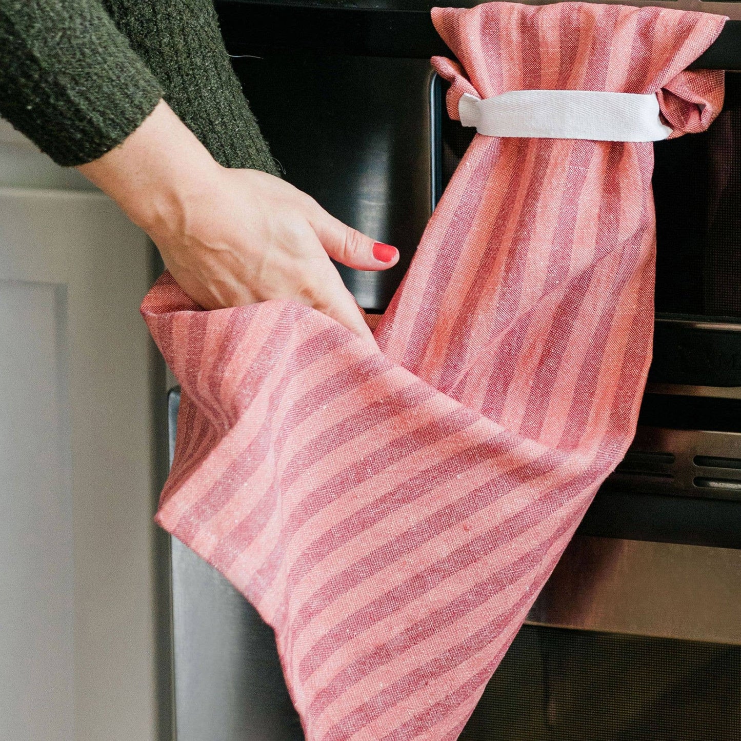 1canoe2 | One Canoe Two Paper Co. - Red Stripe Kitchen Towel