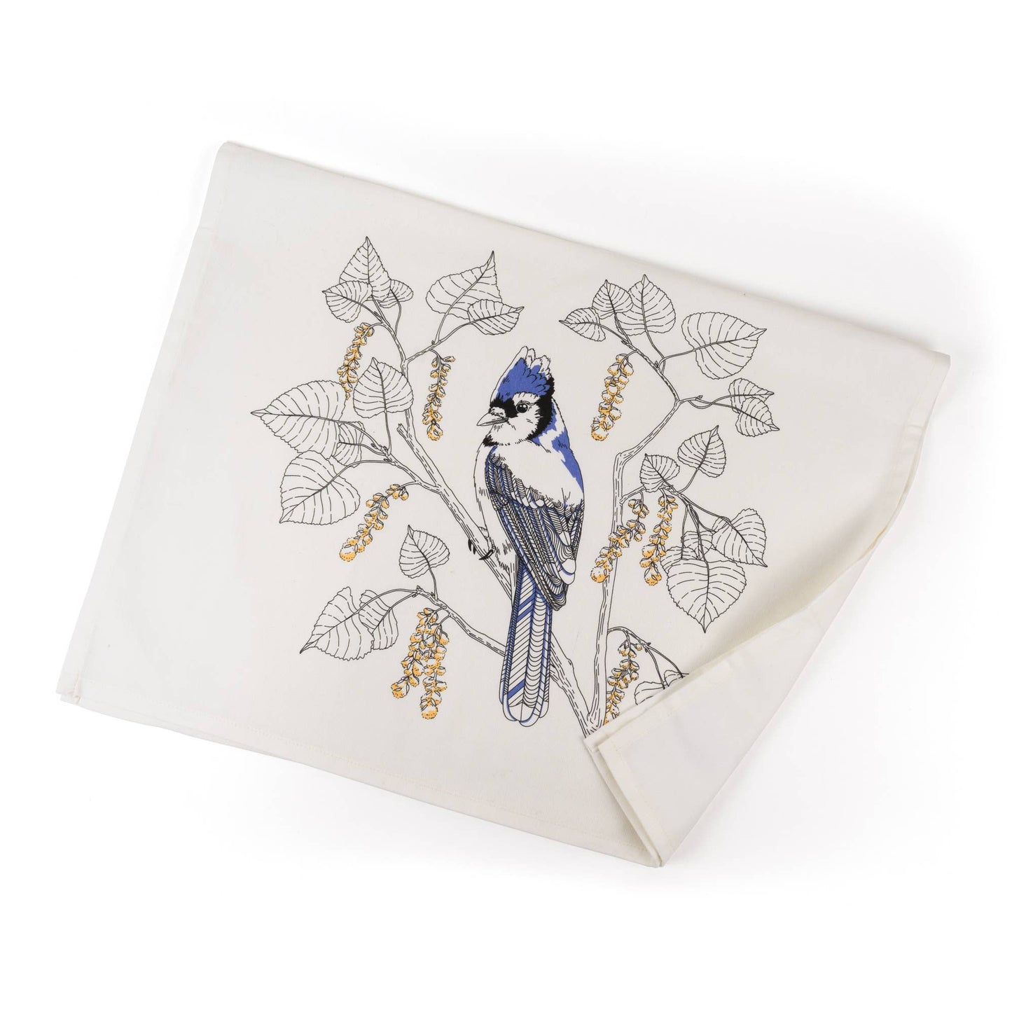 Blue Jay Tea Towel - West Coast Birds