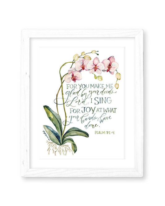 GraceLaced by Ruth Chou Simons - Sing For Joy Print