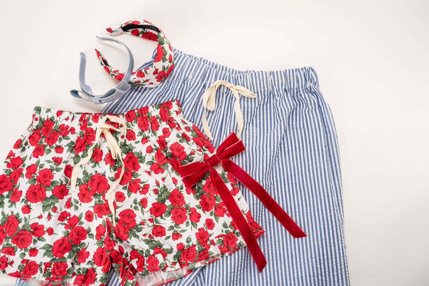 Fleur Ruffle Short: Rouge XSS