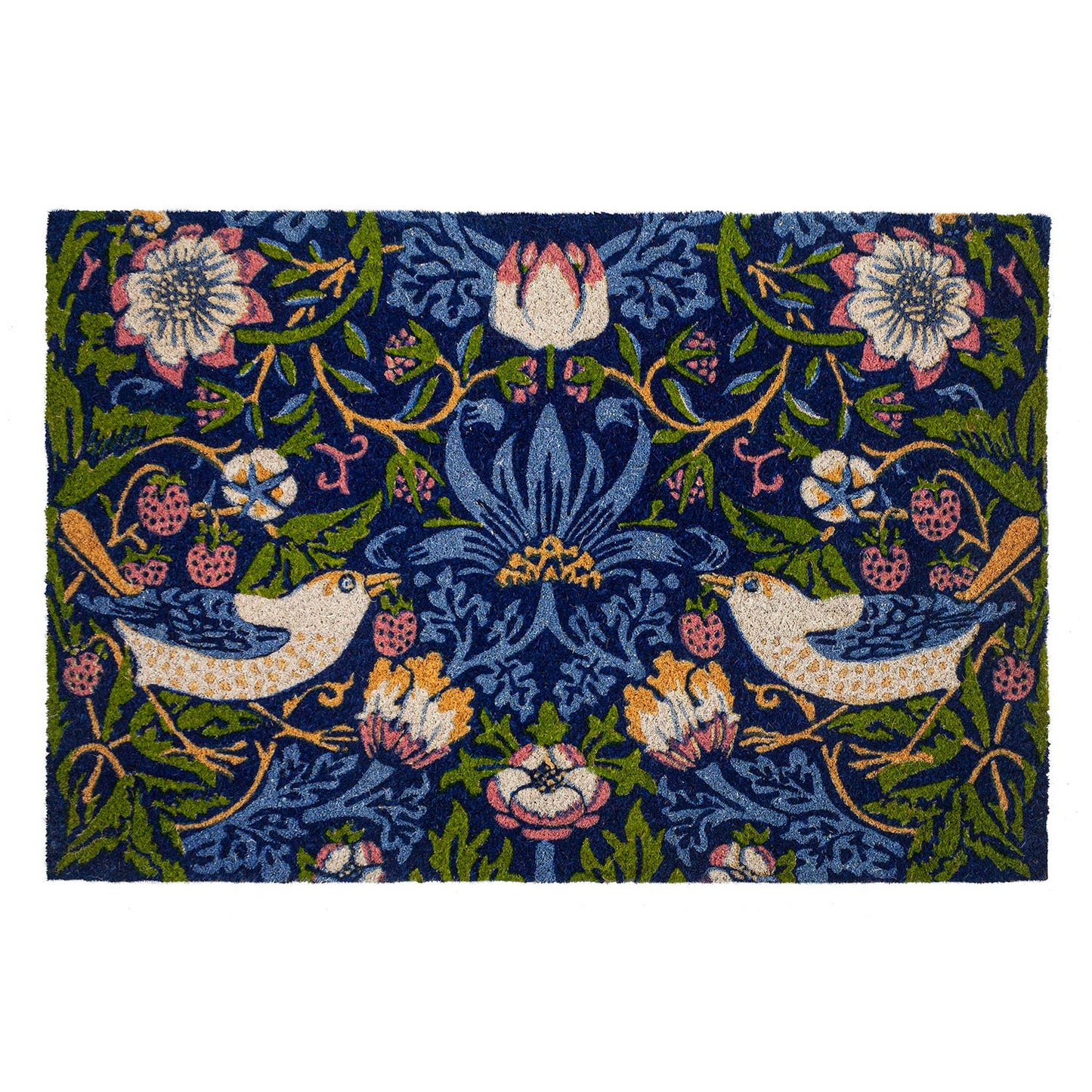 Entryways - Victoria and Albert Museum Strawberry Thief Coir Doormat: 18x30