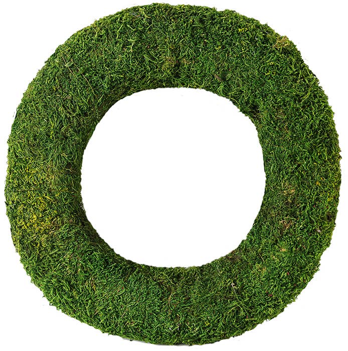 Moss Wreath: 12"