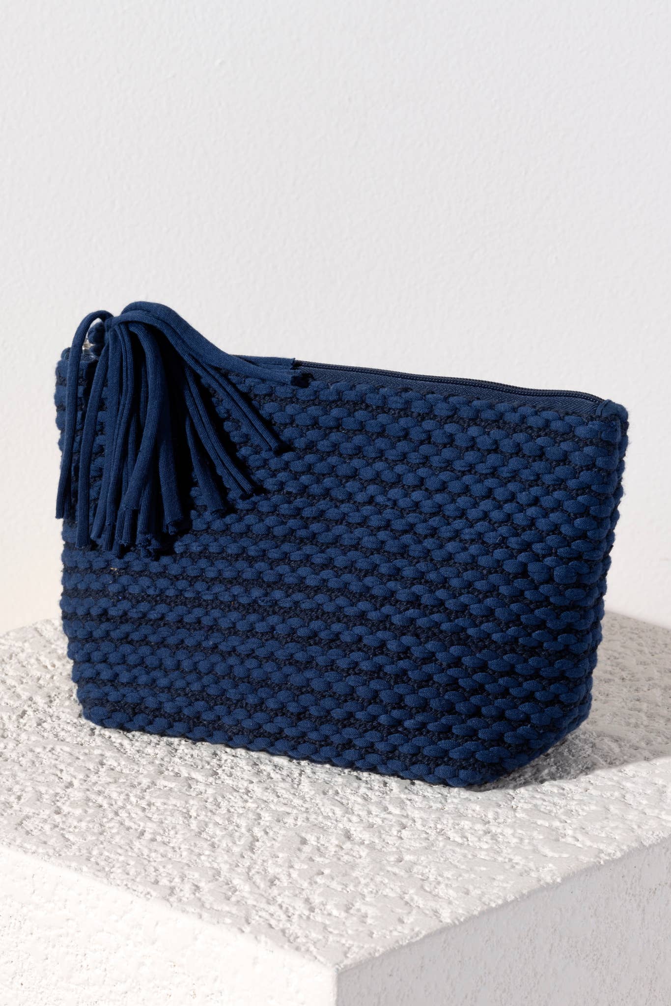 Shiraleah - MAVIS ZIP POUCH: Navy