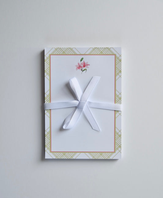 Lillies 5x7 Notepad