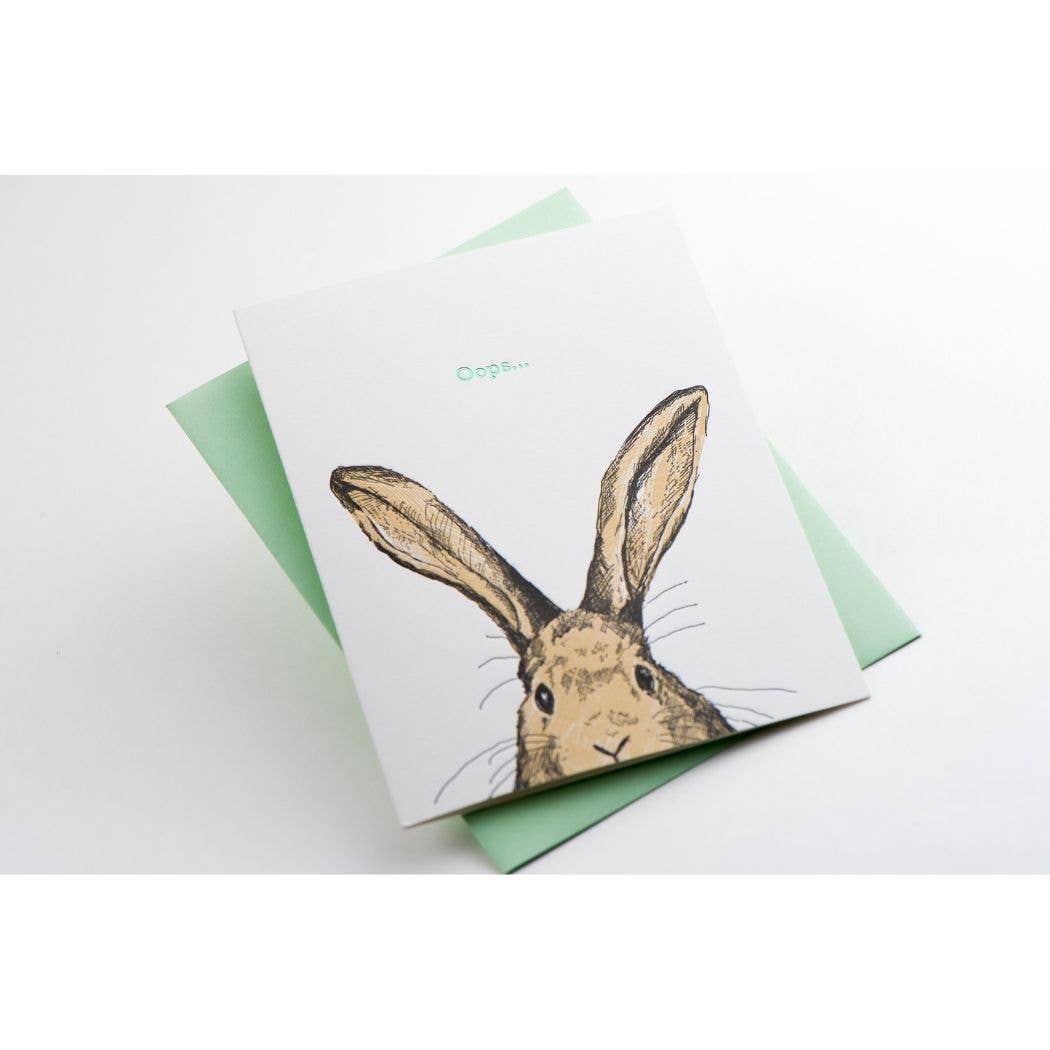 Oops Rabbit Card