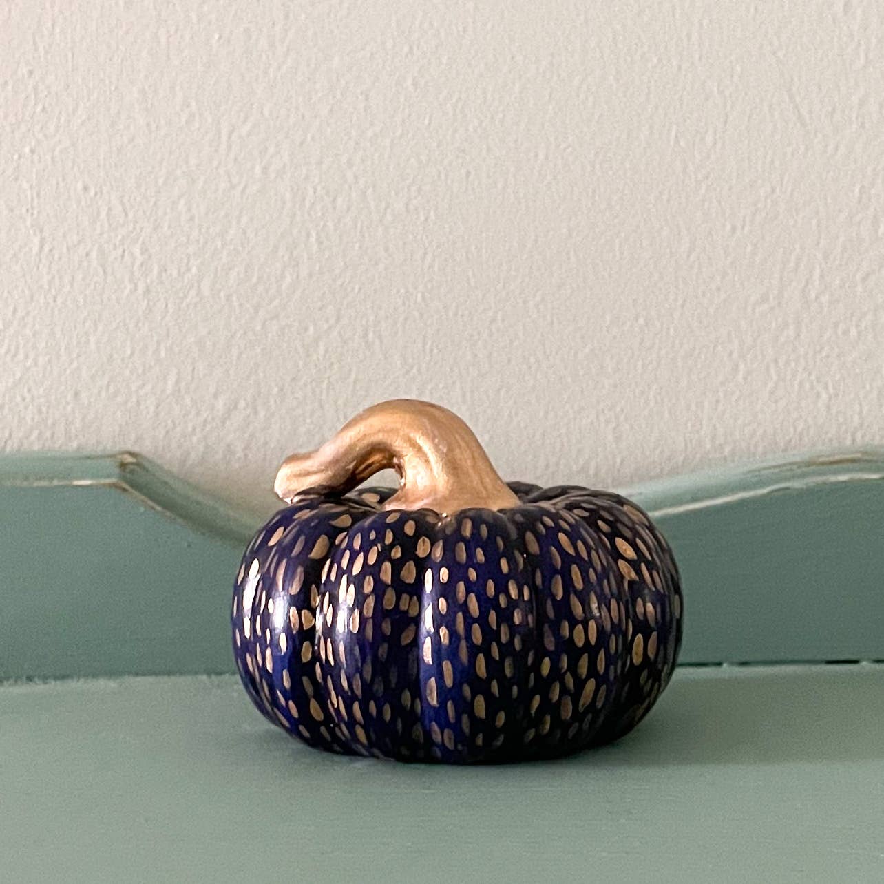 Jessica Reynolds Art - Indigo  Mini Pumpkin