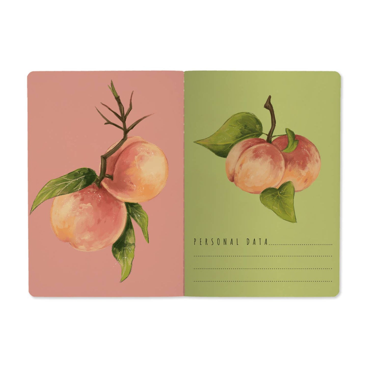 BV by Bruno Visconti - A5 Notebook - Peaches on the Tree