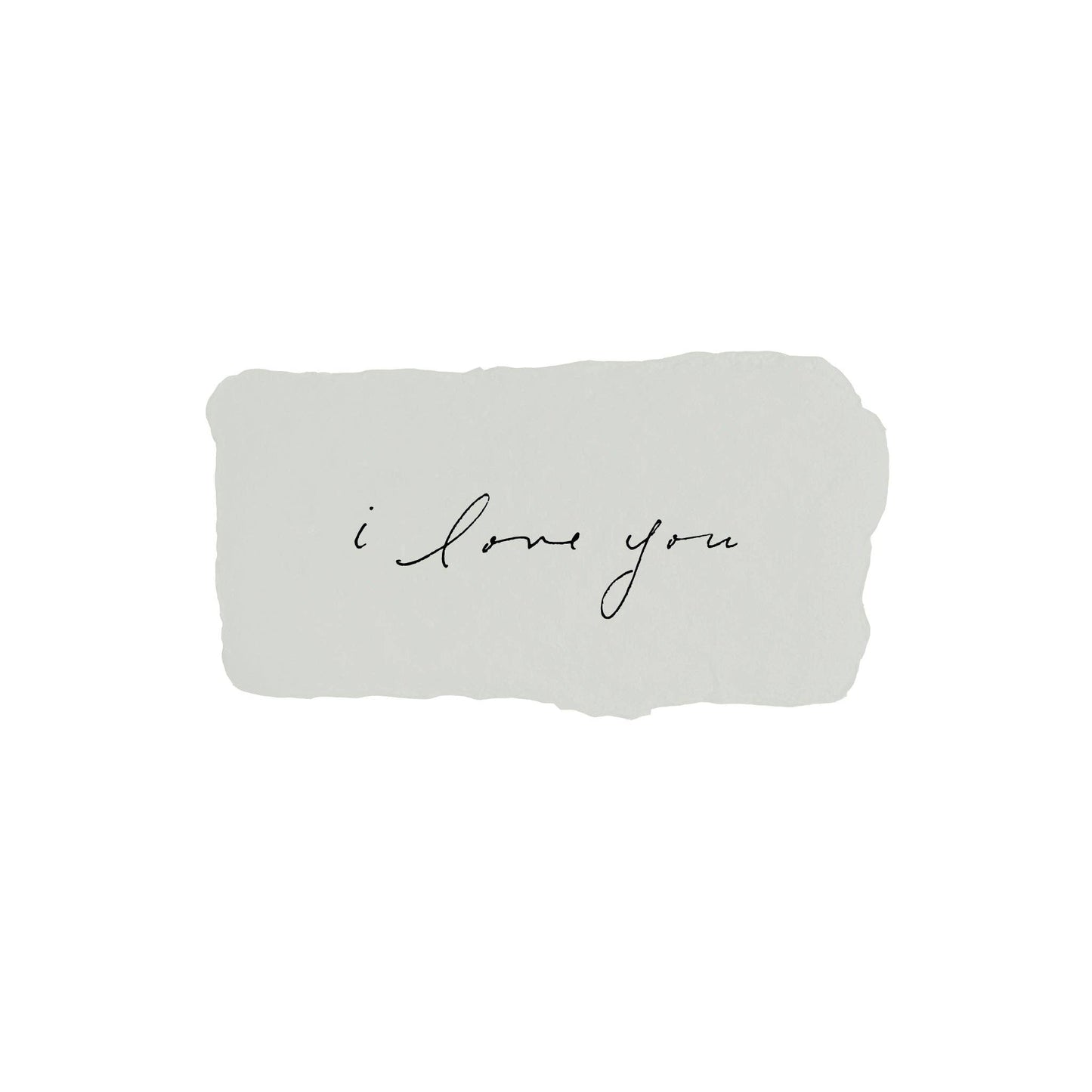 farmette - I love you tiny note