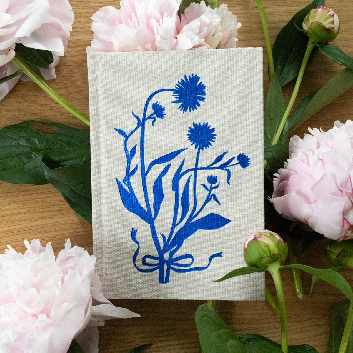 Botanica Paper Co. - BLUE FLORA | MINI LINEN BOUND JOURNAL