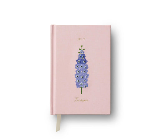 Rifle Paper Co. - Birth Month Mini Embroidered Journal - July