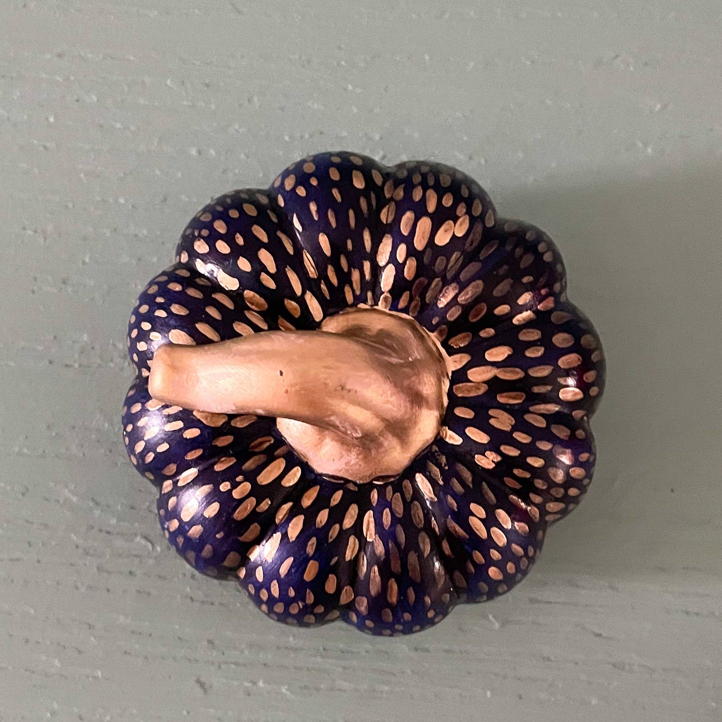 Jessica Reynolds Art - Indigo  Mini Pumpkin