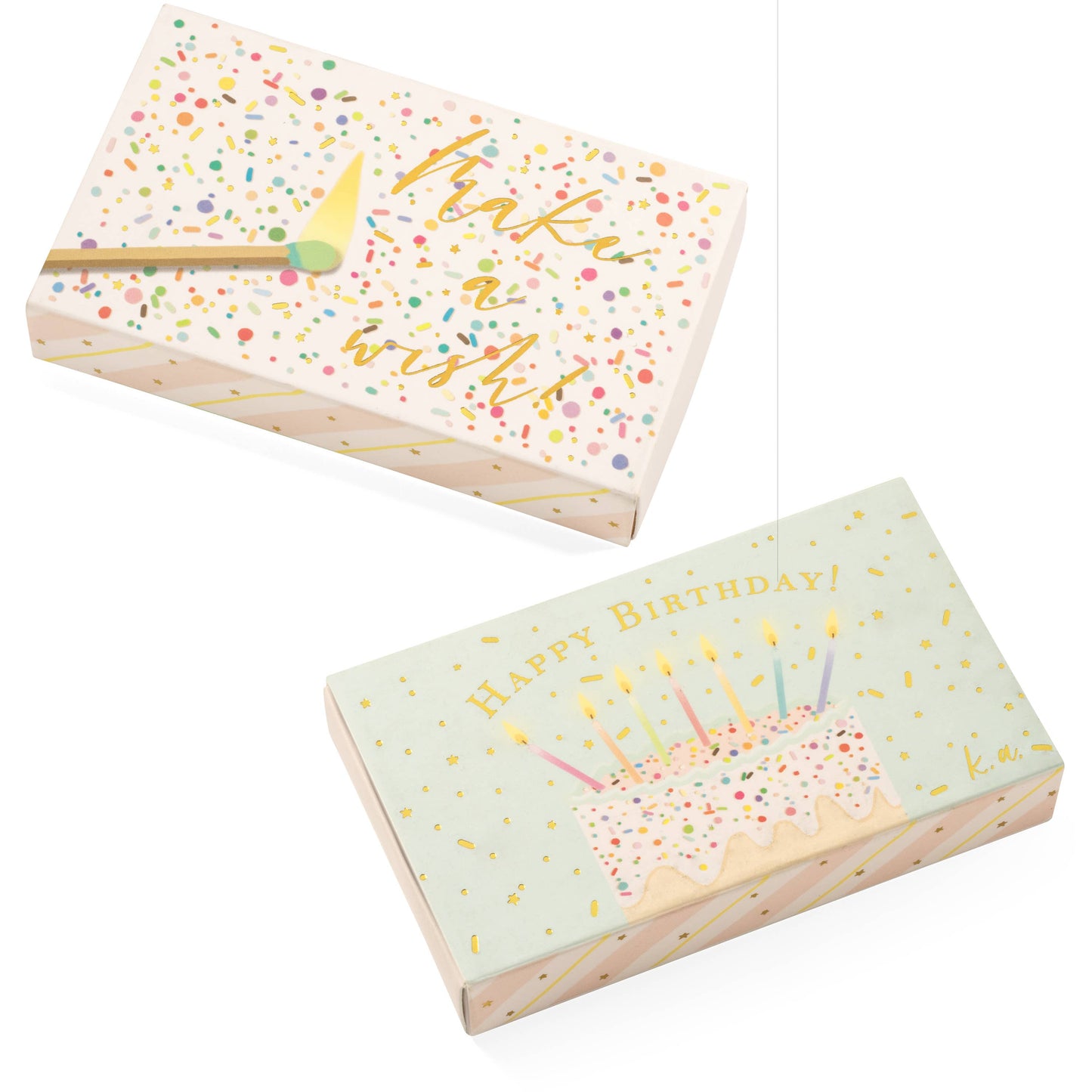 Karen Adams Designs - Happy Birthday Matchbox