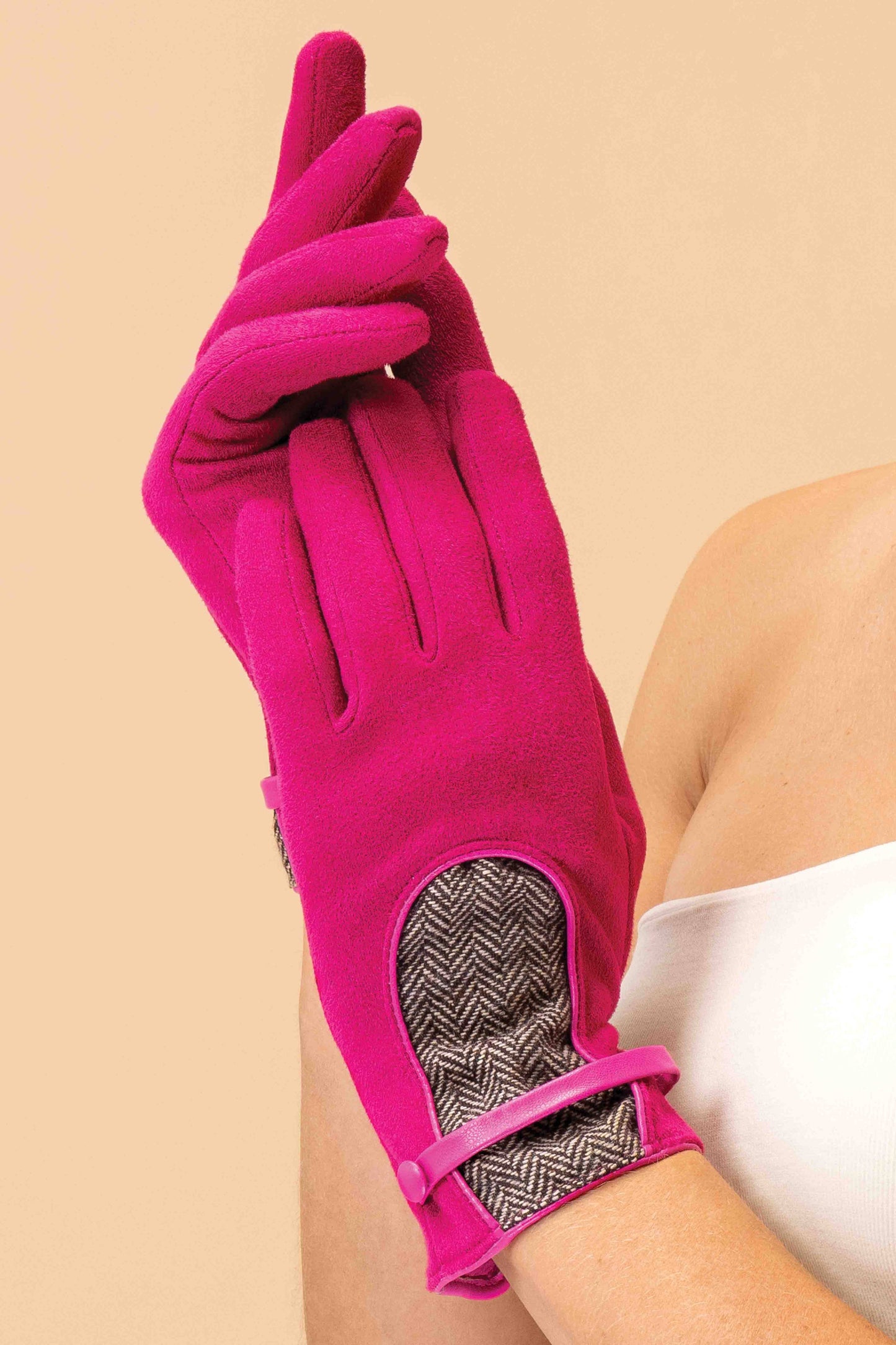 Powder Design inc - Genevieve Gloves - Fuchsia