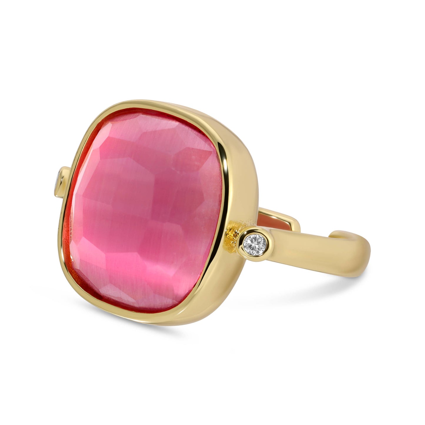 Splendid Iris - Ms. Reliability Square Stone Ring