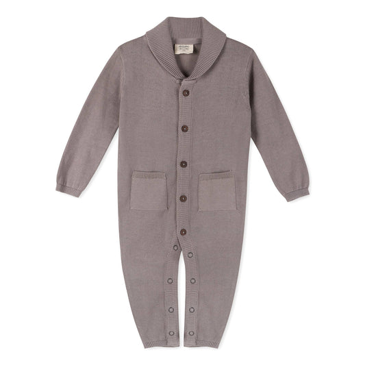 Viverano Organics - Milan Shawl Sweater Knit Baby Jumpsuit (Organic cotton)