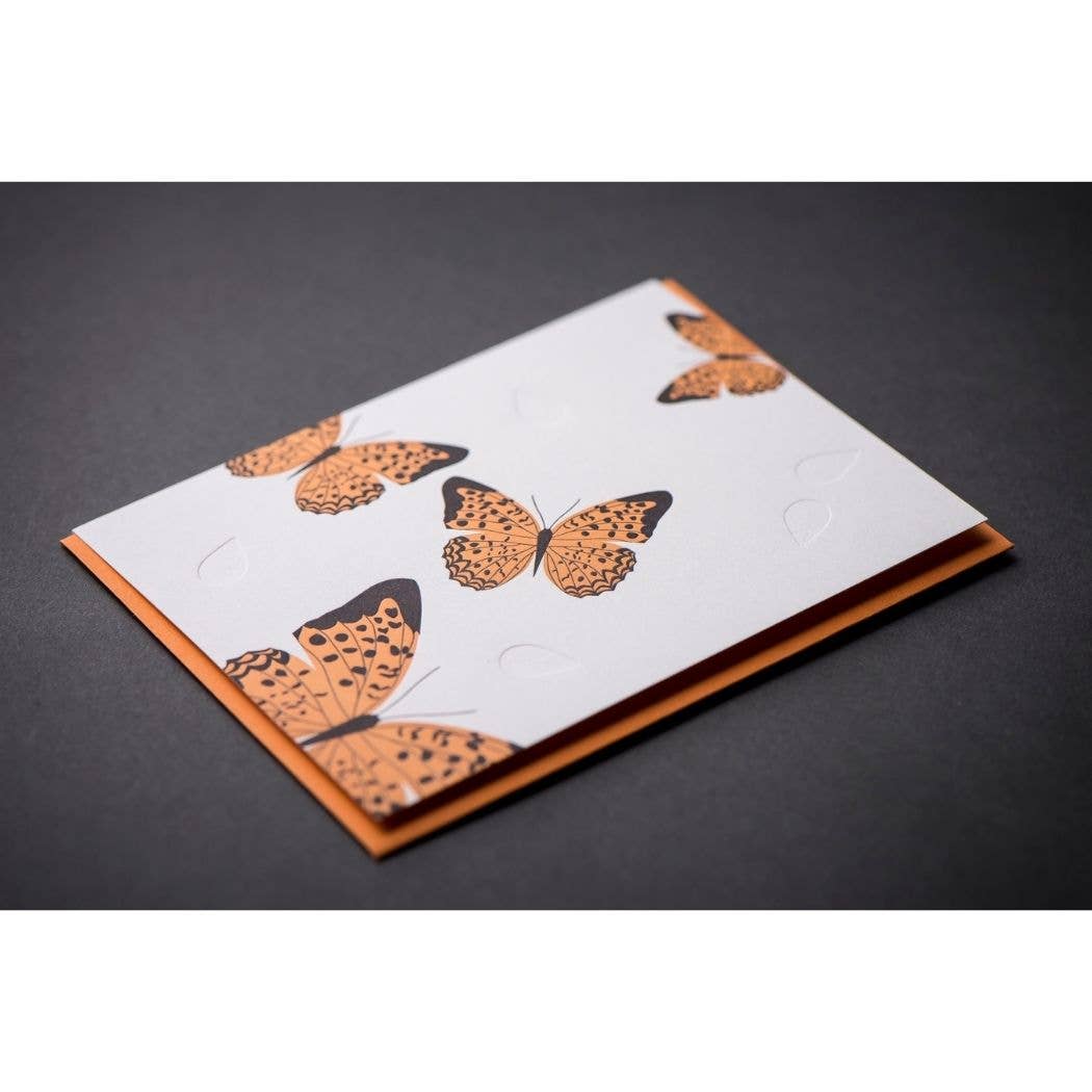 Butterfly Modern Card: Box Set of 6 Cards