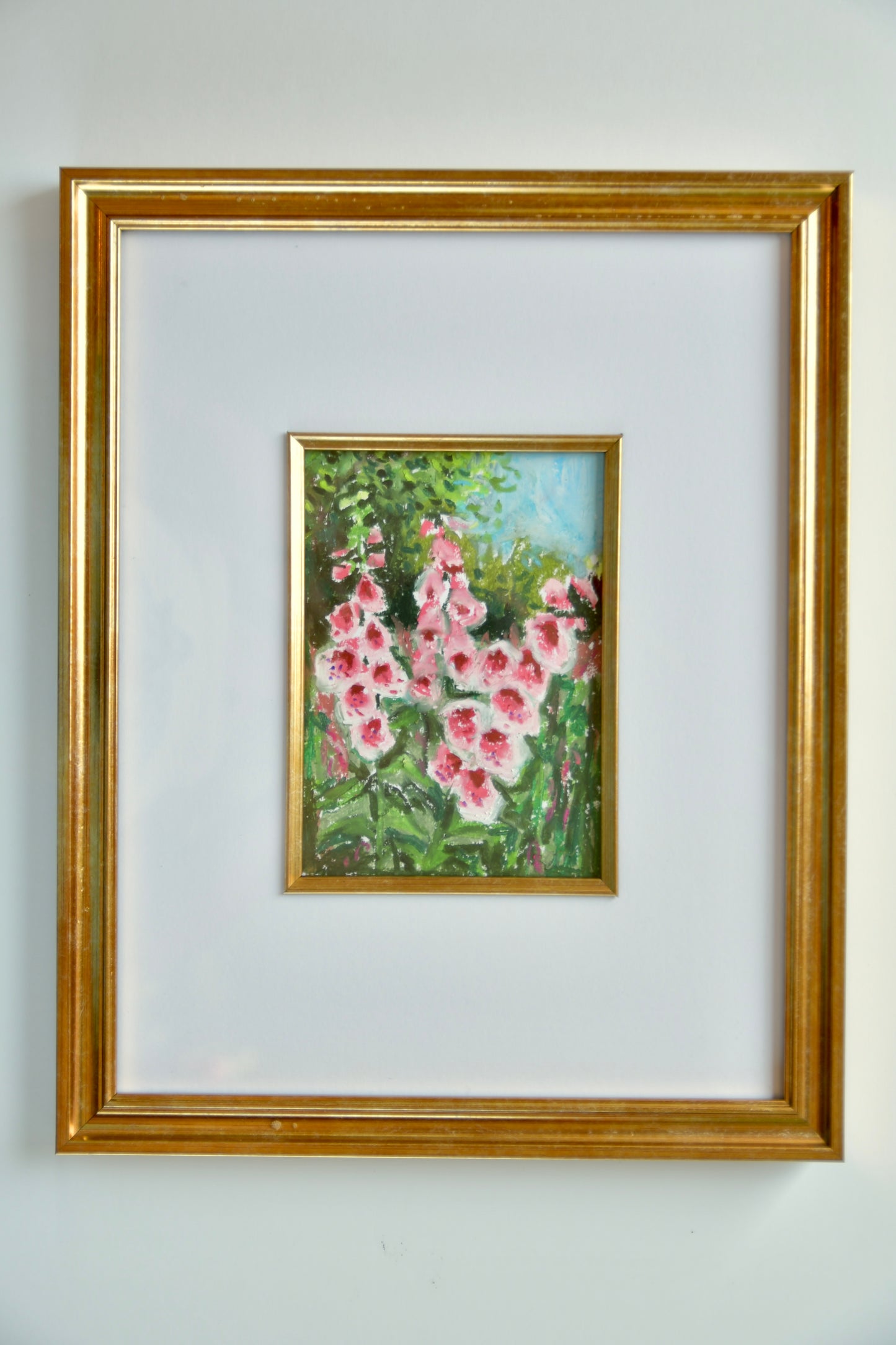 Foxgloves (Matted & Framed)