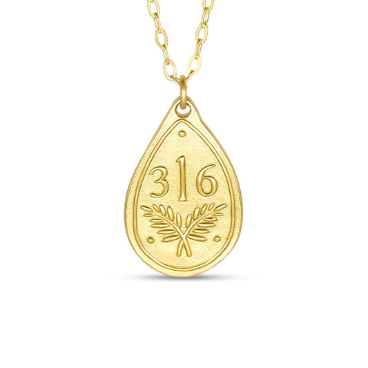 Madison Sterling - 32" - John 3:16 (Original Pendant Necklace)