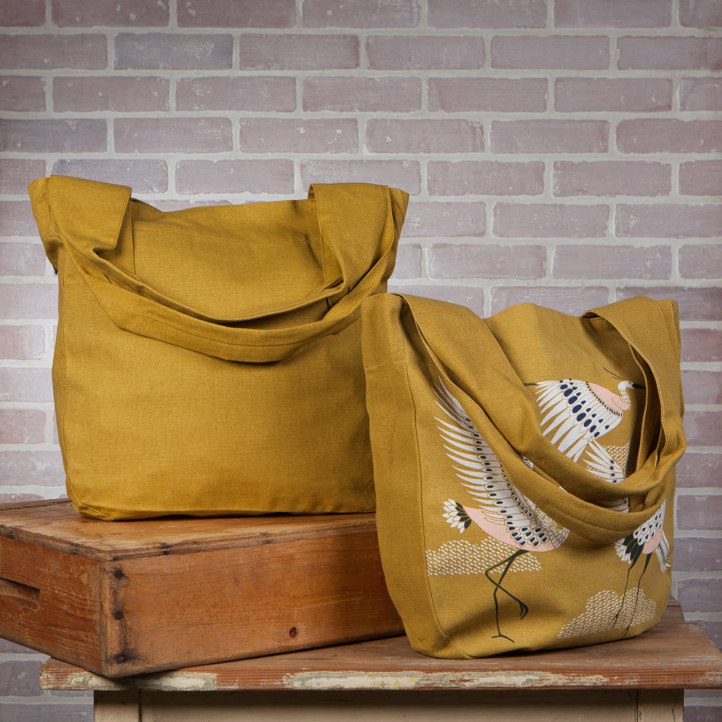 Danica Studio - Danica Studio Flight Of Fancy Tote Bag Extra Wide Handles