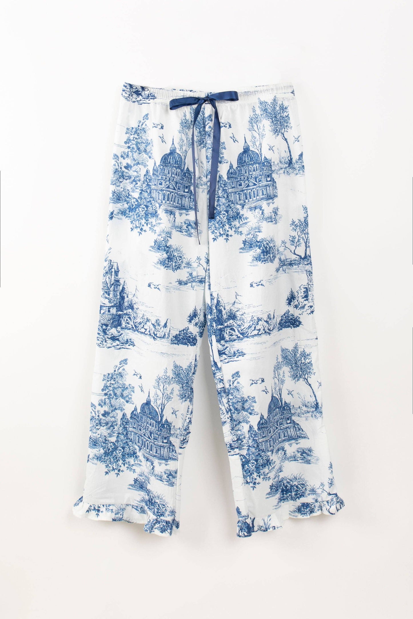 Colette Toile PJ Pants: Blue / SM