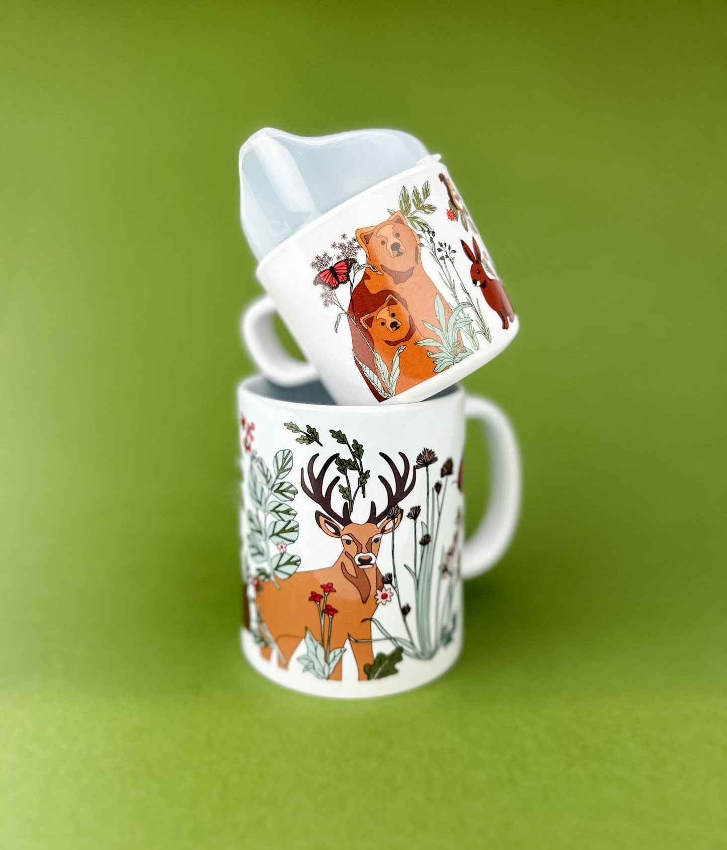 Helmsie - Mountain Animal Two of a Kind Cup Set