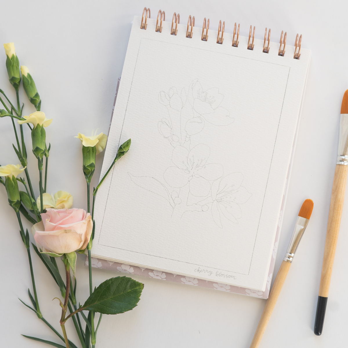 bailey rae studio - Flowers watercolor workbook